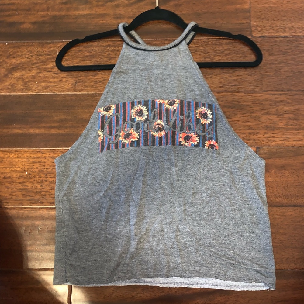High neck tank top